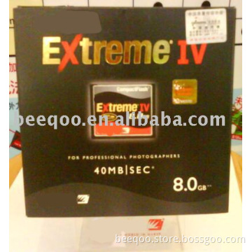 extreme IV 8 GB cf card with gift box packing